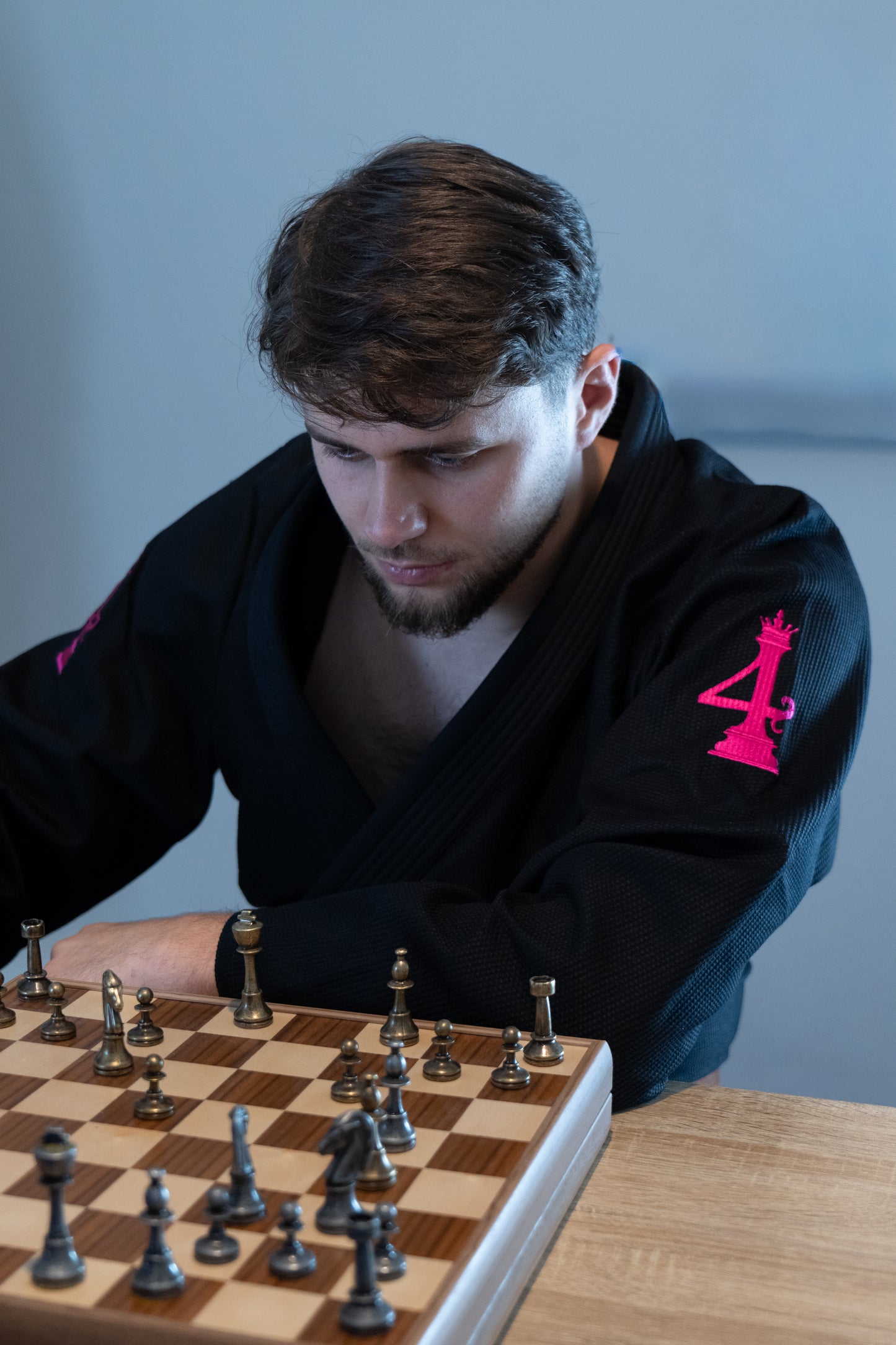 The Human Chess Black And Pink