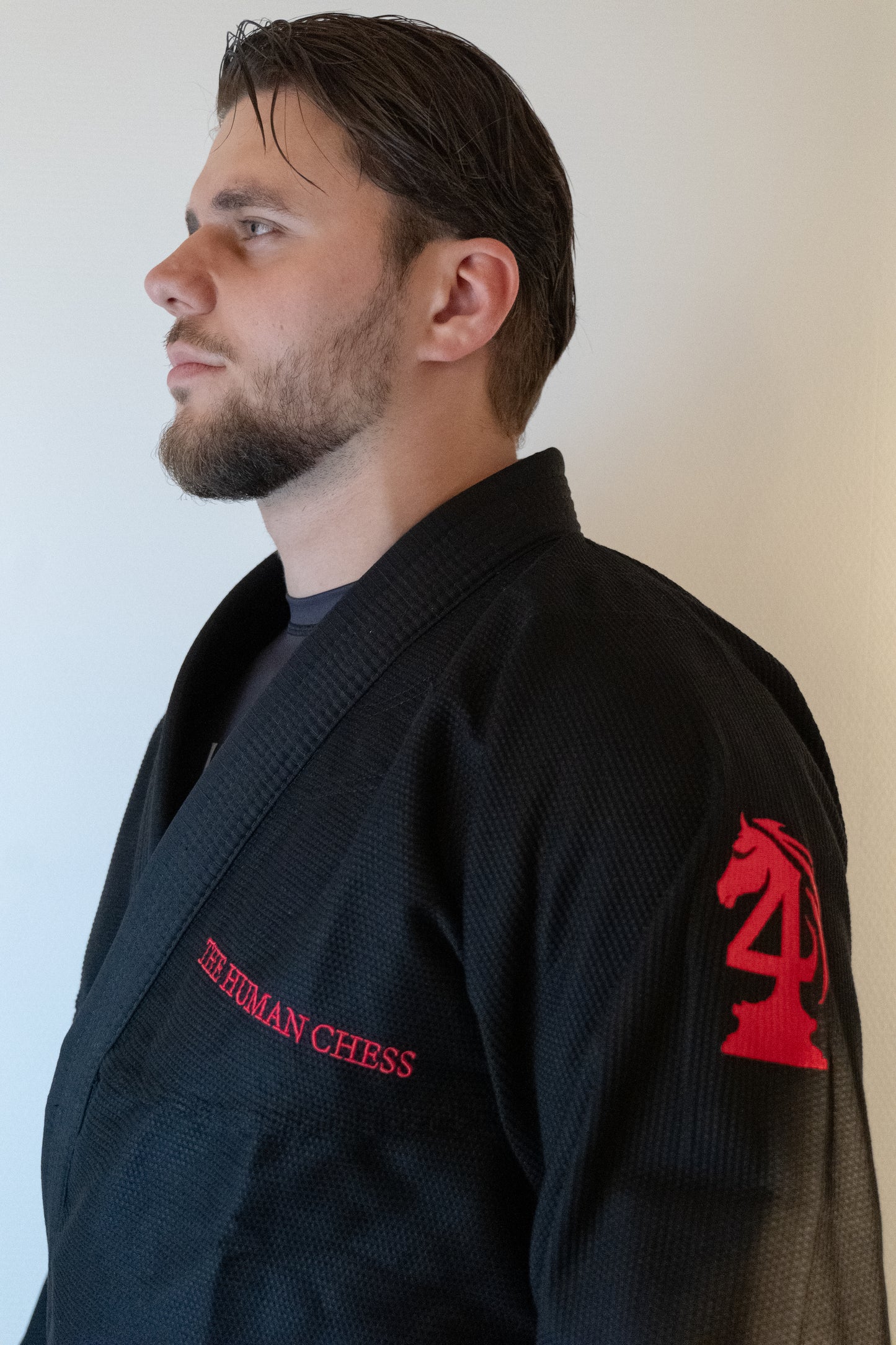 The human Chess Black And Red