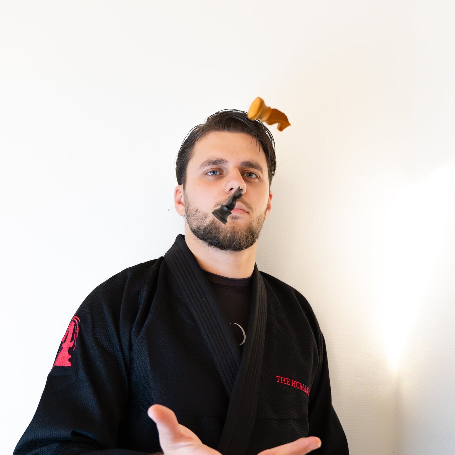 The human Chess Black And Red